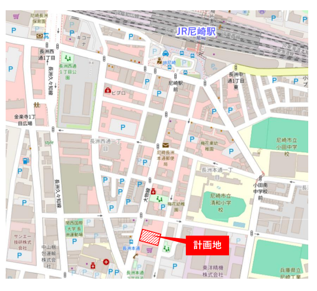 【尼崎市】JR尼崎駅南口 新築クリニックモール計画