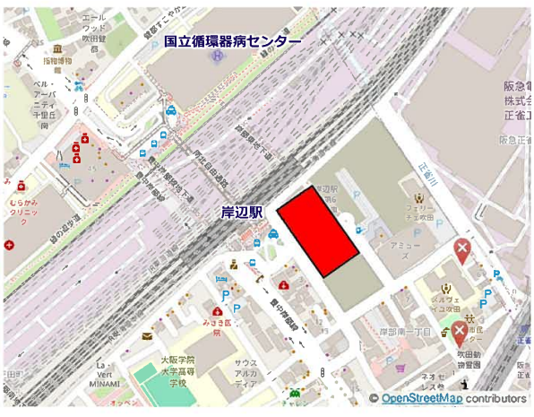 【大阪府吹田市】JR岸辺駅すぐのスーパー併設 新築クリニックモール計画