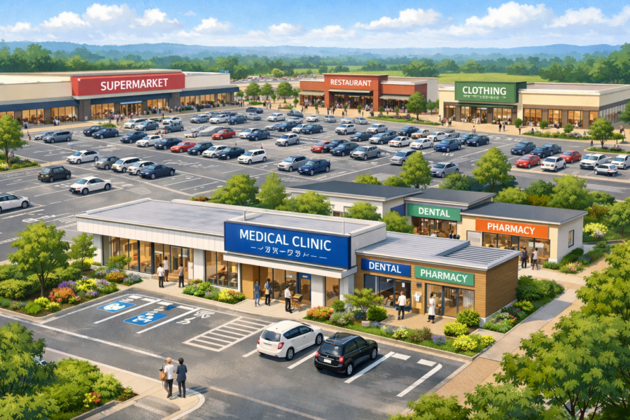 【桜井市】中和幹線沿い商業モール内医療ゾーン