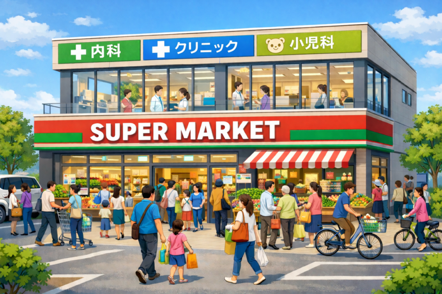 【神戸市東灘区】福池医療モール計画＜スーパー併設駐車場完備＞