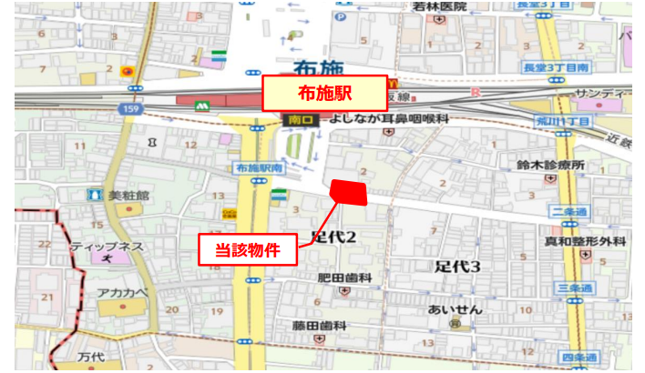 【東大阪市】布施駅南側ロータリー前の新築ビル内クリニックモール