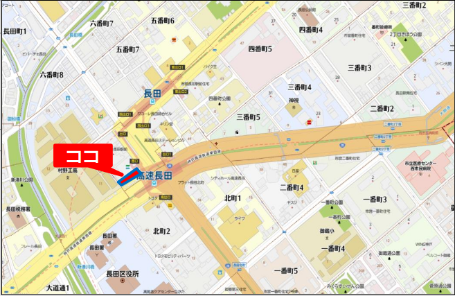 【神戸市長田区】「高速長田」駅直結のクリニックモール