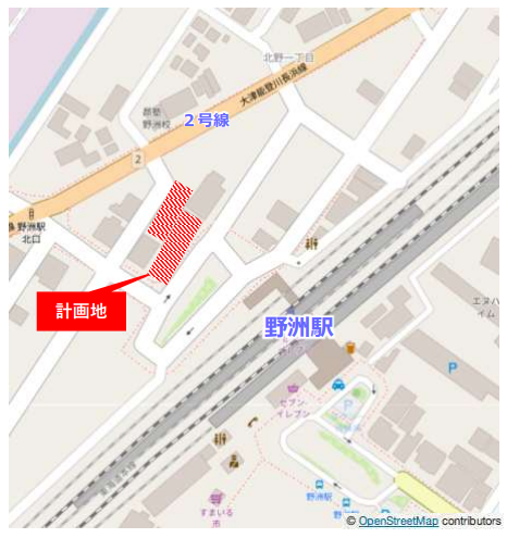 【滋賀県野洲市】JR「野洲」駅 ロータリー目の前✨医療モール計画