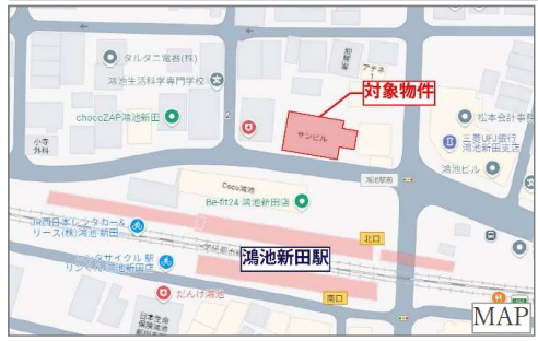 【東大阪市】鴻池新田駅1分の既存ビル内テナント