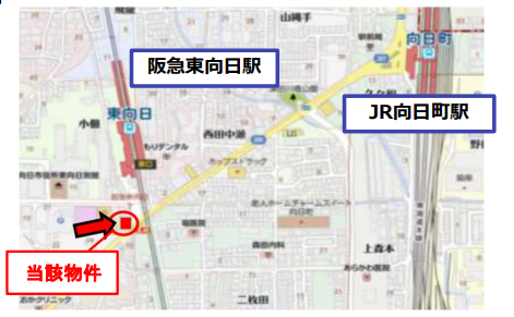 【向日市】阪急「東向日」駅 西改札口すぐの医療ビル