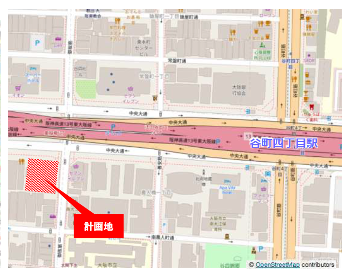 【大阪市中央区】各線「谷町四丁目」駅すぐの医療モール計画
